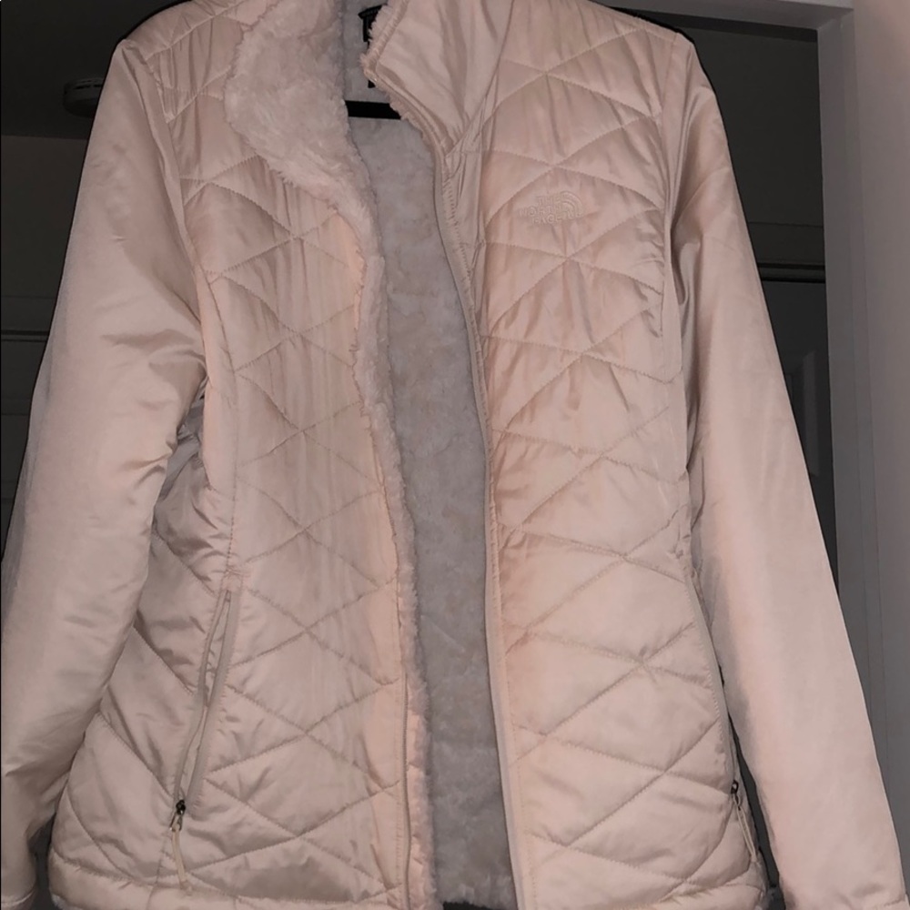 Cream north face